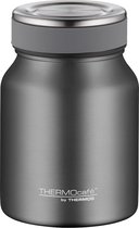 Thermos THERMOcafé Stainless Steel Voedseldrager - 500ml - Donker Grijs Mat
