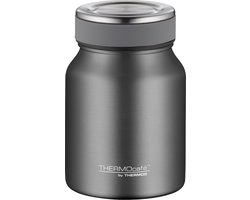 Thermos THERMOcafé Stainless Steel Voedseldrager - 500ml - Donker Grijs Mat