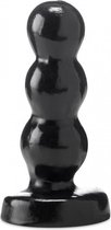 XXLTOYS - Kim - Plug - Inbrenglengte 13 X 4.8 cm - Black - Uniek design Buttplug - Stevige Anaal plug - Made in Europe
