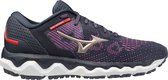 Mizuno Wave Horizon 5 Sportschoenen - Maat 42.5 - Vrouwen - Navy/Paars/Wit