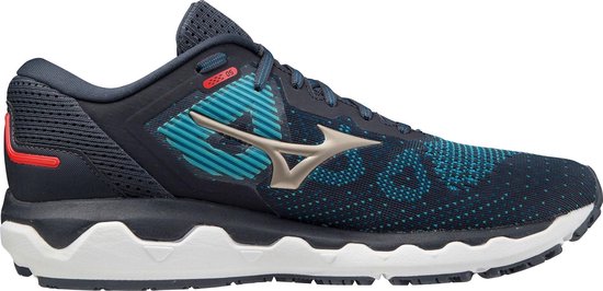 Mizuno Wave Horizon 5 Sportschoenen - Maat 41 - Mannen -  Navy/Blauw/Rood/Wit | bol.com