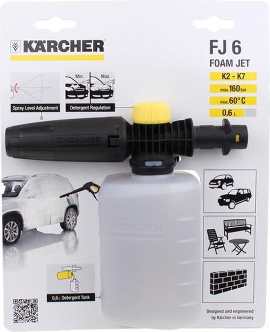 Kärcher FJ 6 Foam Jet - regelbaar - 0,6 Liter - K2/K7 series | bol.com