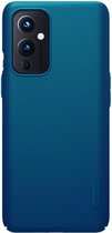 Nillkin - OnePlus 9 Hoesje - Super Frosted Shield - Back Cover - Blauw