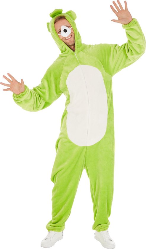 dressforfun - Kostuum berenoverall groen L - verkleedkleding kostuum halloween verkleden feestkleding carnavalskleding carnaval feestkledij partykleding - 300882