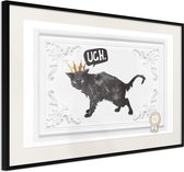 Artgeist - Schilderij - Cat Rules I - Multicolor - 90 X 60 Cm