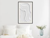 Poster - Snow Contour Lines-30x45