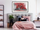 Poster - Red Tree-45x30