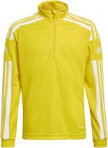 adidas - Squadra 21 Training Top Youth - Geel Trainingsshirt - 152 - Geel