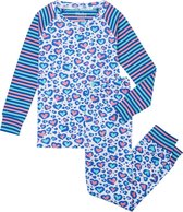 Hatley pyjama Cheetah Hearts maat 110-116