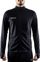 Craft Craft Evolve Full Zip Sportvest - Maat S  - Mannen - zwart