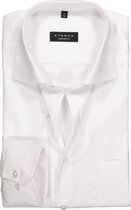 ETERNA comfort fit overhemd - mouwlengte 72cm - niet doorschijnend twill heren overhemd - wit - Strijkvrij - Boordmaat: 42