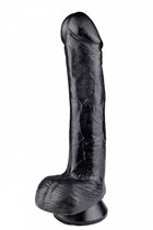 XXLTOYS - Orphy - Large Dildo - Inbrenglengte 28 X 6.5 cm - Black - echte zwaargewicht 1508 Gram !!! - Uniek Design Realistische Dildo – Stevige Dildo – voor Diehards only - Made i