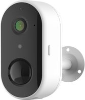 Smartlife & Tuya -  Beveiligingscamera voor buiten - Draadloos door middel van oplaadbare batterij - 1080p Full HD Beeldresolutie - Wi-Fi - met inbegrepen 32 GB SD-kaart