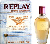 Replay Jeans Original For Her Eau De Toilette spray 40 ml | bol.com
