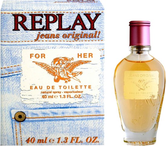 duif deksel Proberen Replay Jeans Original For Her Eau De Toilette spray 40 ml | bol.com