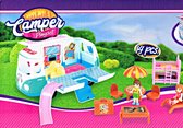 Toi-toys Girl - Camper - Speelset 14-delig