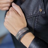 SILK Jewellery - Zilveren Armband - Fox - 149.23 - Maat 23