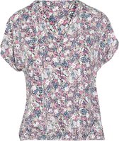 Cassis - Female - T-shirt met bloemenprint  - Violet