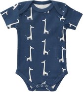 Fresk romper korte mouw Giraf indigo blue