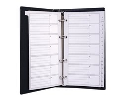 Kangaro telefoonregister A-Z - 4-rings - met inhoud - K-6200-99