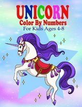 Unicorn Color By Numbers For Kids Ages 4-8