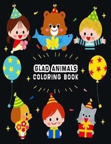 Glad Animals Coloring Book