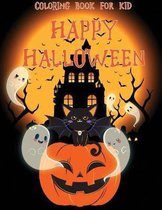 Happy Halloween Coloring Book For Kid