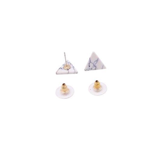 Fashionidea - Leuke grijze driehoekige oorbellen de Grey Triangle Earrings