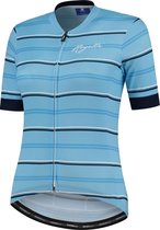Rogelli Stripe Fietsshirt - Korte Mouwen - Dames - Blauw - Maat S
