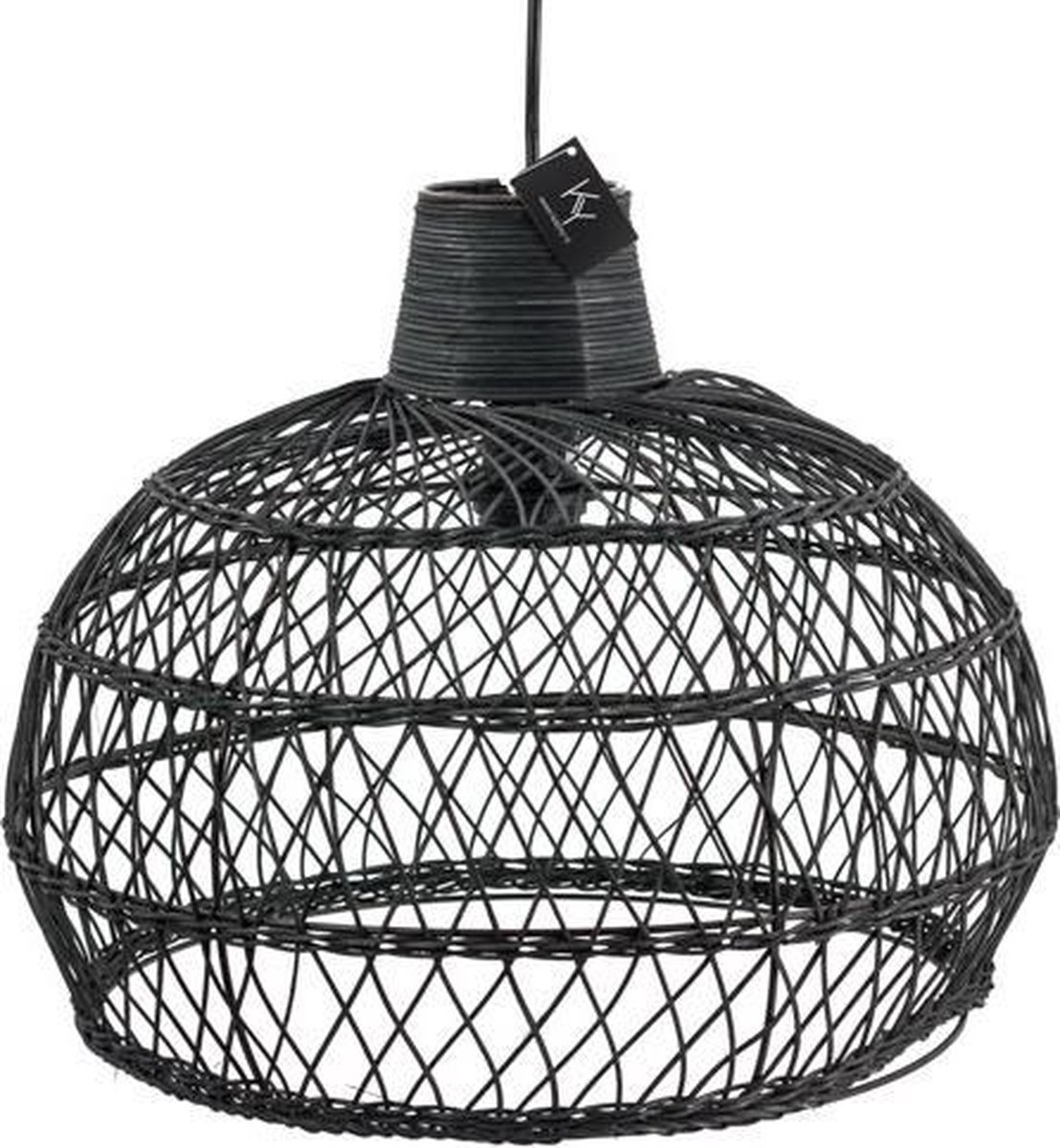 Hanglamp Slaapkamer - Hanglamp - Slaapkamer Lamp - Kinderkamer Lamp - Kinderkamer - Zwart - 41 cm breed