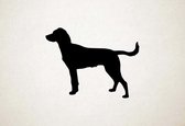 Silhouette hond - Transylvanian Hound - Transsylvanische hond - S - 45x59cm - Zwart - wanddecoratie