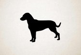 Silhouette hond - Posavac Hound - M - 60x83cm - Zwart - wanddecoratie