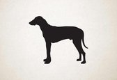 Silhouette hond - Poitevin - S - 45x56cm - Zwart - wanddecoratie