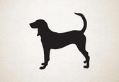 Silhouette hond - Perro Fino Colombiano - S - 45x48cm - Zwart - wanddecoratie