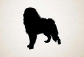 Silhouette hond - Slovak Cuvac - Slowaakse Cuvac - XS - 28x25cm - Zwart - wanddecoratie