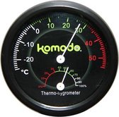 Komodo thermometer/hygrometer analoog - 8 cm - 1 stuks