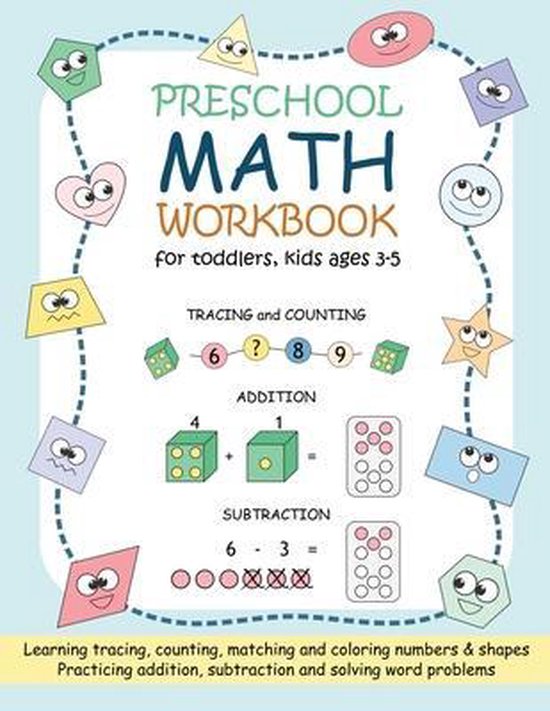 Preschool　3-5,　Toddlers,　for　9783949329074...　Math　Kids　ANANYA　Workbook　Ages　PRECHAVUT