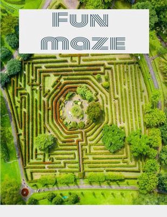 Maze Book - Easy to Moderate to Challenging Puzzles - cover
