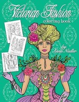 Fashion Adult Coloring Books- Victorian Fashion Coloring Book
