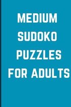 Medium Sudoko Puzzles For Adults