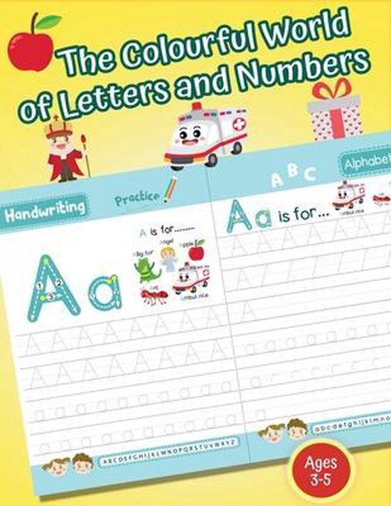 The Colourful World of Letters and Numbers - cover