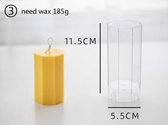 Silicone vorm voor Zeep of Kaarsen Hexagonale Cylinder