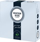 Mister Size - MISTER.SIZE 47 mm Condooms 36 stuks - Glijmiddel - Condooms - Vibrator - Penis - Buttplug - Sexy - Tril ei - Erotische - Man - Vrouw - Heren - Dames