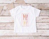 T-shirt Mini Wit Maat 98