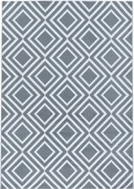 Modern laagpolig vloerkleed Costa - grijs 3525 - 200x290 cm