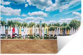 Muurstickers - Sticker Folie - Surfplanken op een rij - 120x80 cm - Plakfolie - Muurstickers Kinderkamer - Zelfklevend Behang - Zelfklevend behangpapier - Stickerfolie