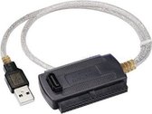 USB 2.0 naar IDE & SATA-kabel, VK-stekker, kabellengte: ca. 70 cm