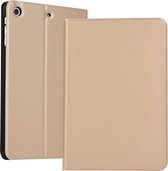 Universal Spring Texture TPU beschermhoes voor iPad Mini 1/2/3, met houder (goud)