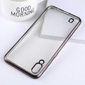 Ultradunne galvaniseren Soft TPU beschermende achterkant van de behuizing voor Galaxy M10 (zwart)