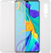 Voor Huawei P30 TPU + acryl ultradunne dubbelzijdige all-inclusive transparante mobiele telefoonhoes